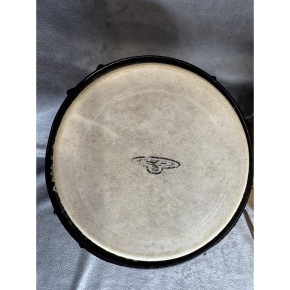 CP Latin Percussion Bongo Drums 6" and 7" Siam Oak Rawhide Heads Natural Finish - Picture 10 of 16